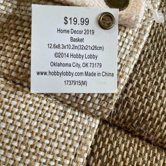 Set of storage containers from HOBBY LOBBY new. 12.6 by 8 /3by10.2 inches - Picture 2 of 6